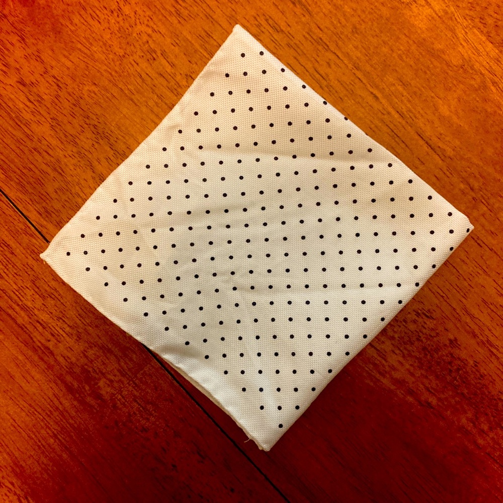 J Crew Pocket Square with dots